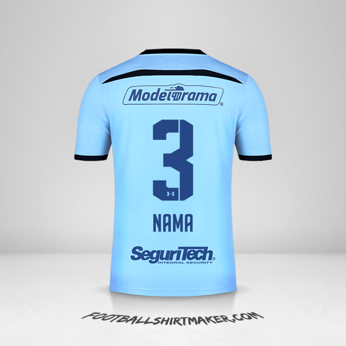 Jersey Toluca FC 2019/20 Ketiga -  nama - 3