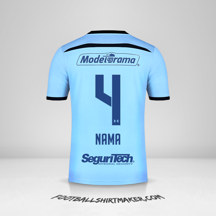 Jersey Toluca FC 2019/20 Ketiga -  nama - 4