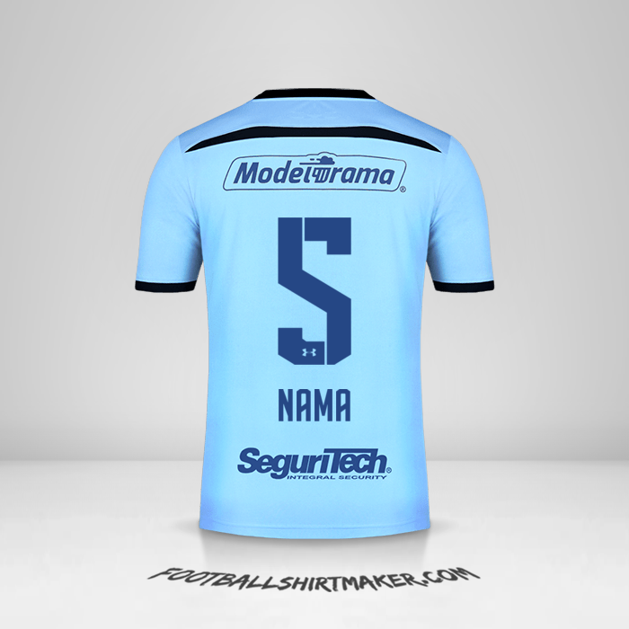 Jersey Toluca FC 2019/20 Ketiga -  nama - 5