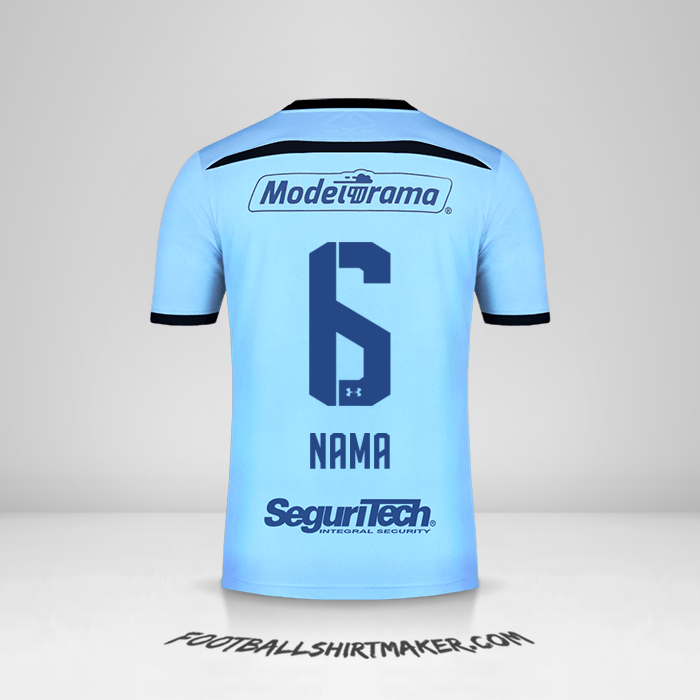 Jersey Toluca FC 2019/20 Ketiga -  nama - 6