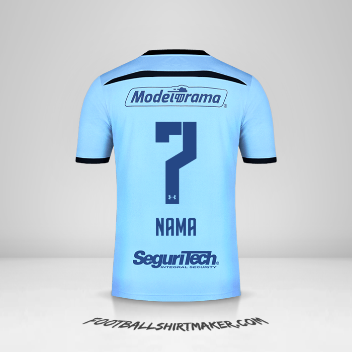 Jersey Toluca FC 2019/20 Ketiga -  nama - 7
