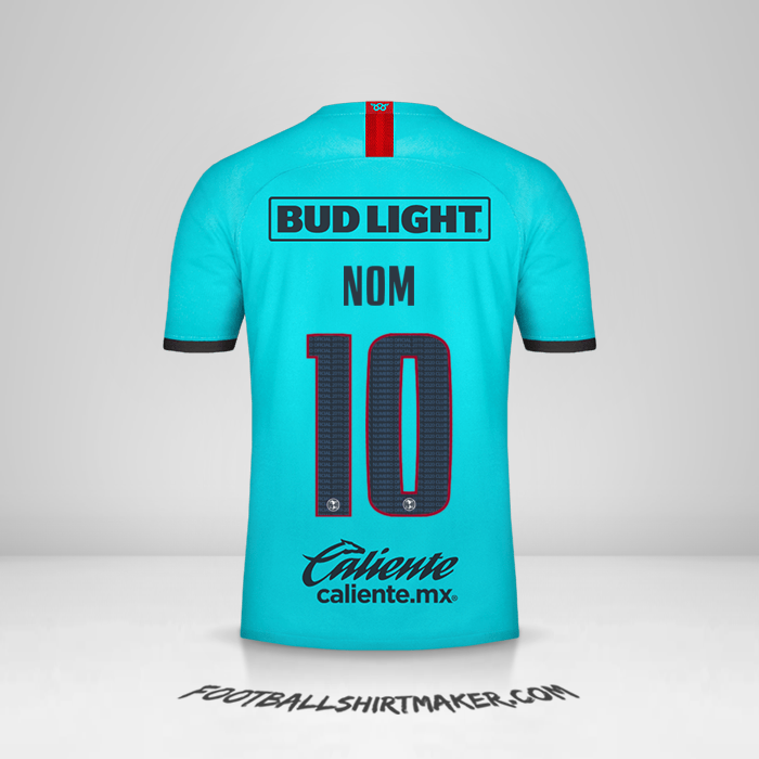 Maillot Club America 2019/20 Troisième -  nom - 10