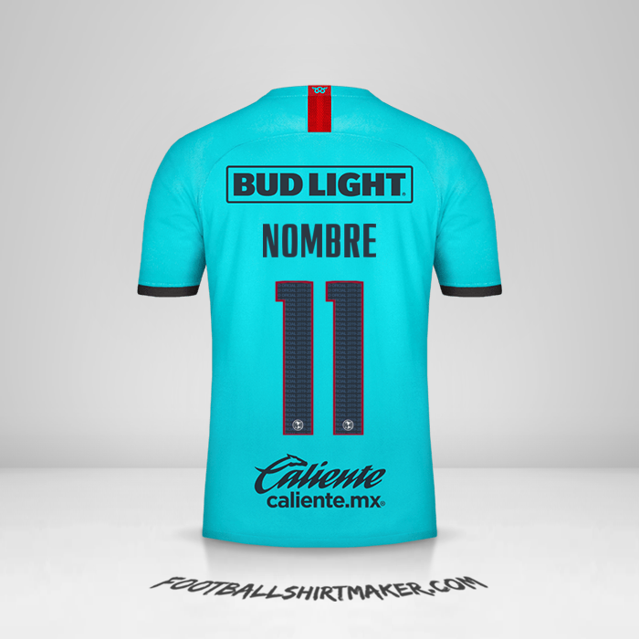 Jersey Club America 2019/20 Tercera -  nombre - 11