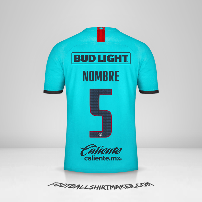 Jersey Club America 2019/20 Tercera -  nombre - 5