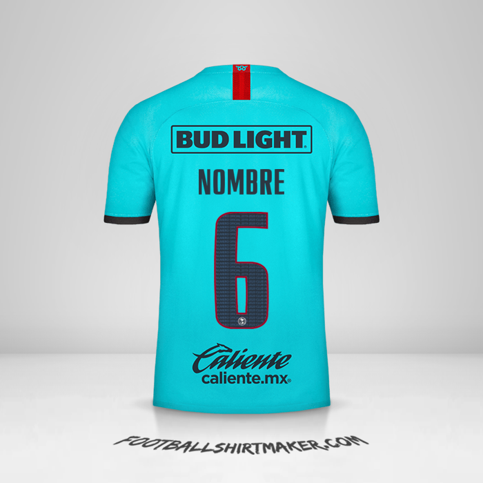 Jersey Club America 2019/20 Tercera -  nombre - 6