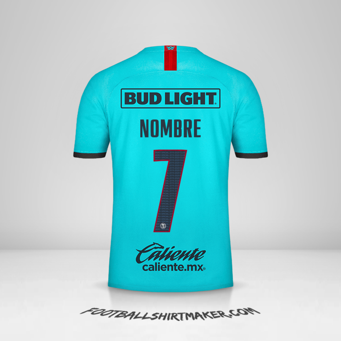 Jersey Club America 2019/20 Tercera -  nombre - 7
