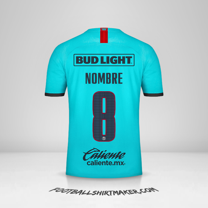 Jersey Club America 2019/20 Tercera -  nombre - 8