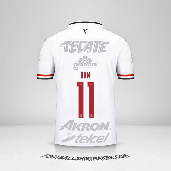 Maillot Guadalajara 2019/20 Troisième -  nom - 11