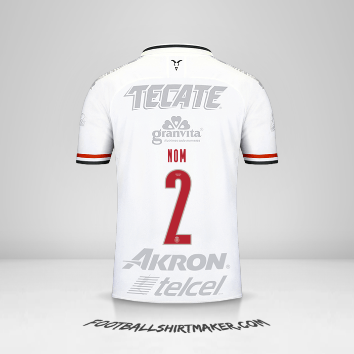 Maillot Guadalajara 2019/20 Troisième -  nom - 2