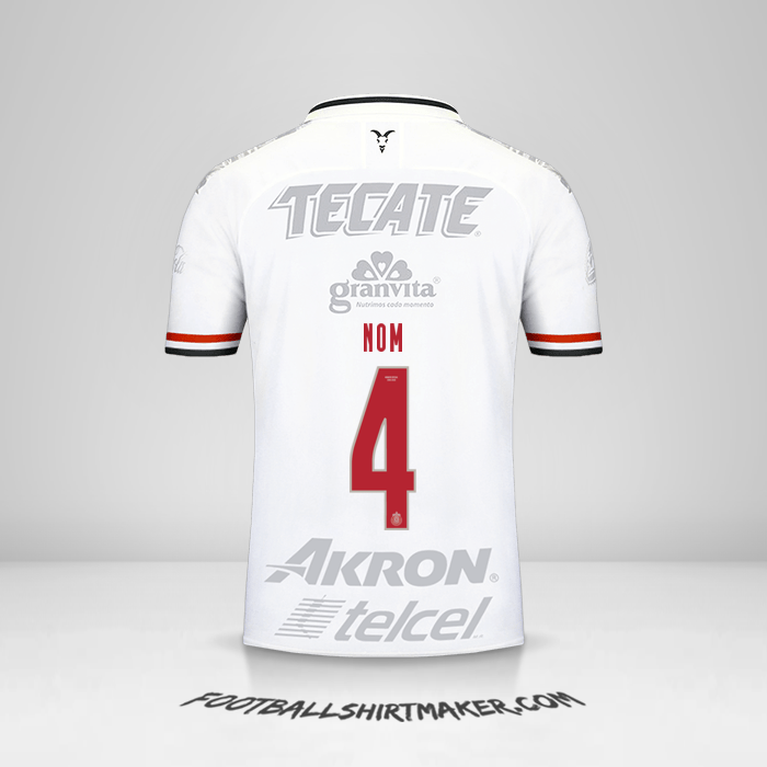 Maillot Guadalajara 2019/20 Troisième -  nom - 4