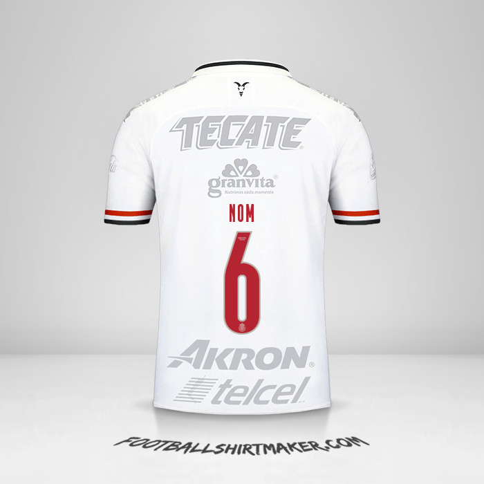 Maillot Guadalajara 2019/20 Troisième -  nom - 6