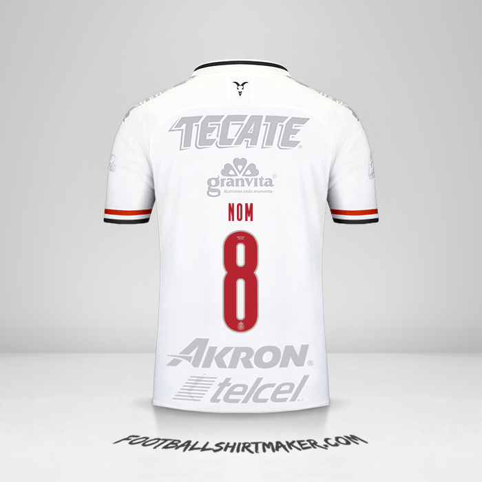 Maillot Guadalajara 2019/20 Troisième -  nom - 8
