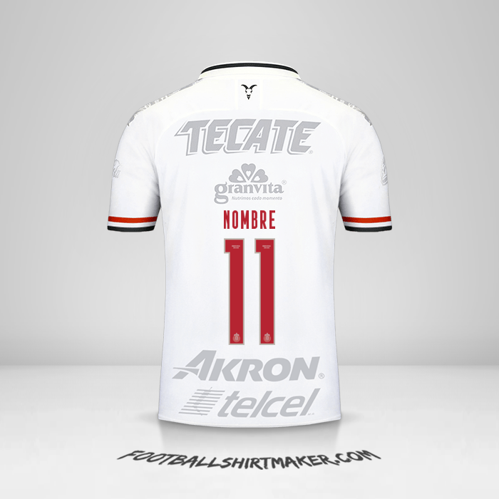 Camiseta Guadalajara 2019/20 Tercera -  nombre - 11