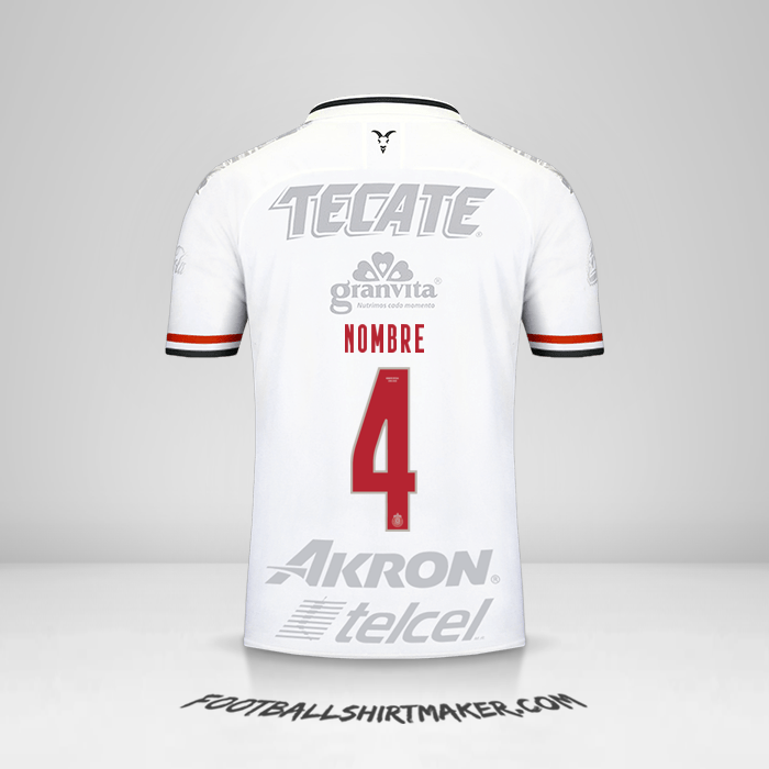 Camiseta Guadalajara 2019/20 Tercera -  nombre - 4