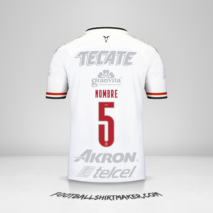 Jersey Guadalajara 2019/20 Tercera -  nombre - 5