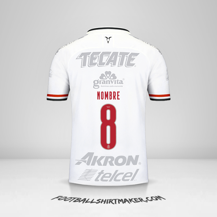 Jersey Guadalajara 2019/20 Tercera -  nombre - 8