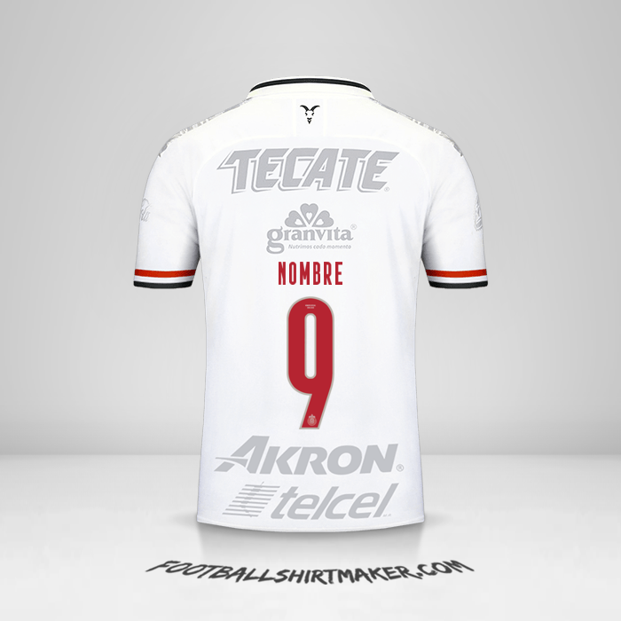 Camiseta Guadalajara 2019/20 Tercera -  nombre - 9