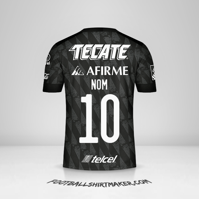 Maillot Tigres UANL 2020 Troisième -  nom - 10