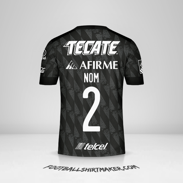 Maillot Tigres UANL 2020 Troisième -  nom - 2