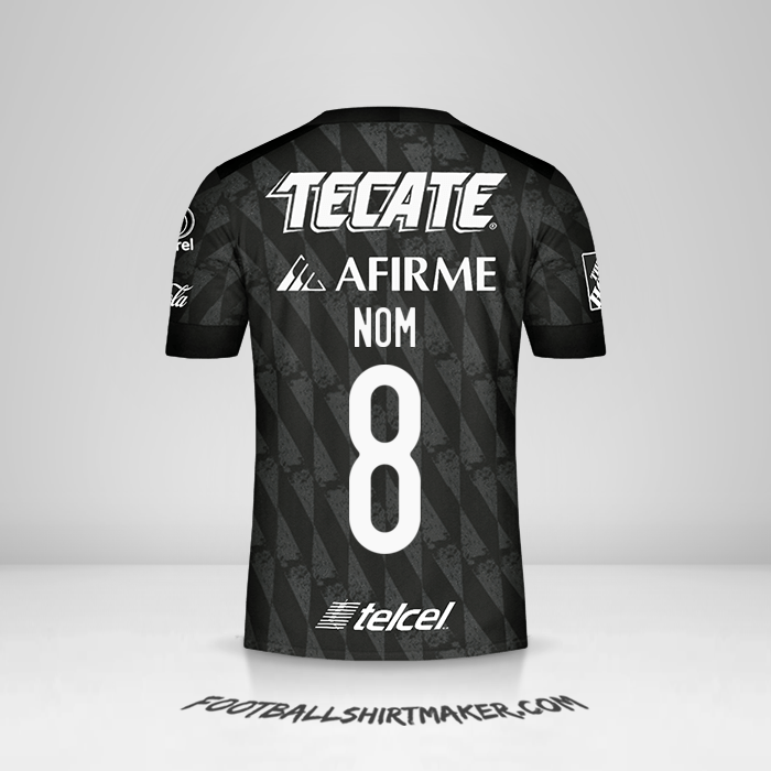 Maillot Tigres UANL 2020 Troisième -  nom - 8
