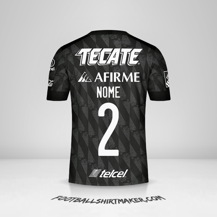 Camisa Tigres UANL 2020 Terceira -  nome - 2