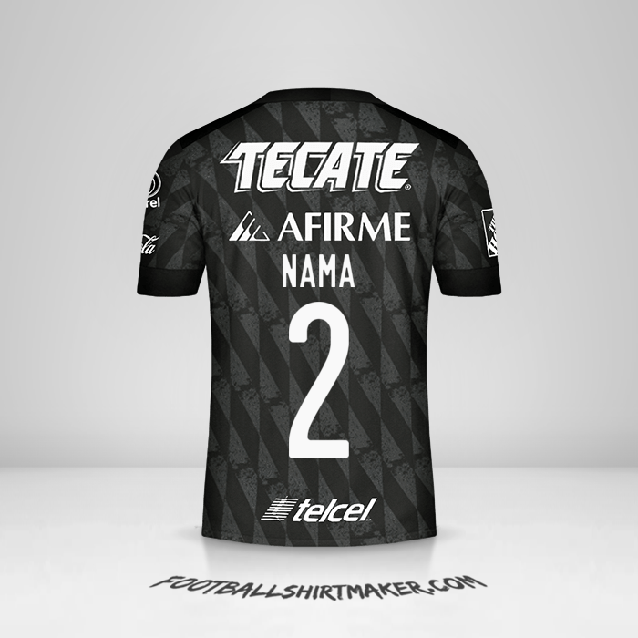 Jersey Tigres UANL 2020 Ketiga -  nama - 2