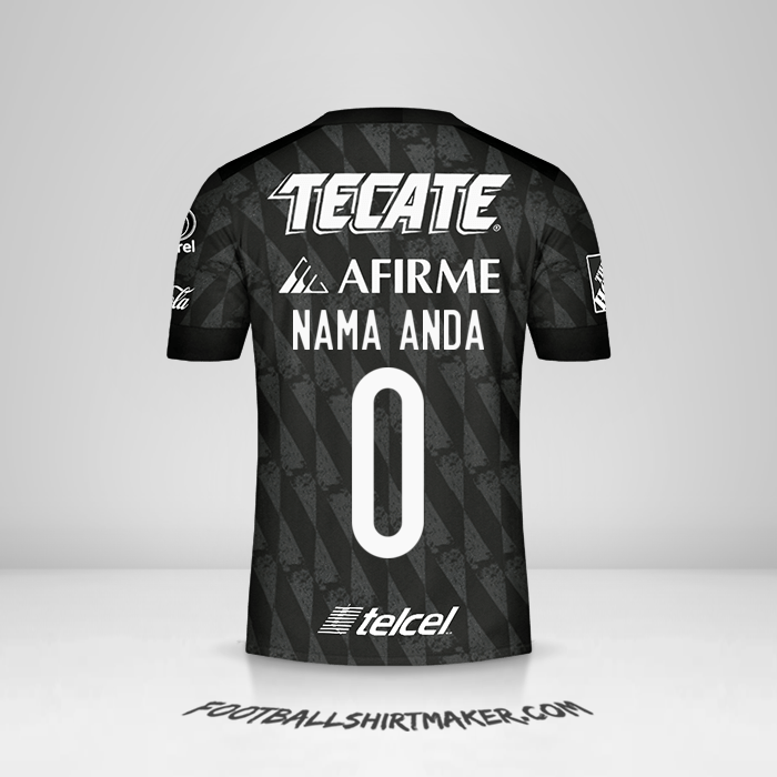 Jersey Tigres UANL 2020 III -  nama anda - 0