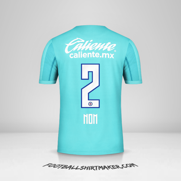 Maillot Cruz Azul 2019/20 Troisième -  nom - 2