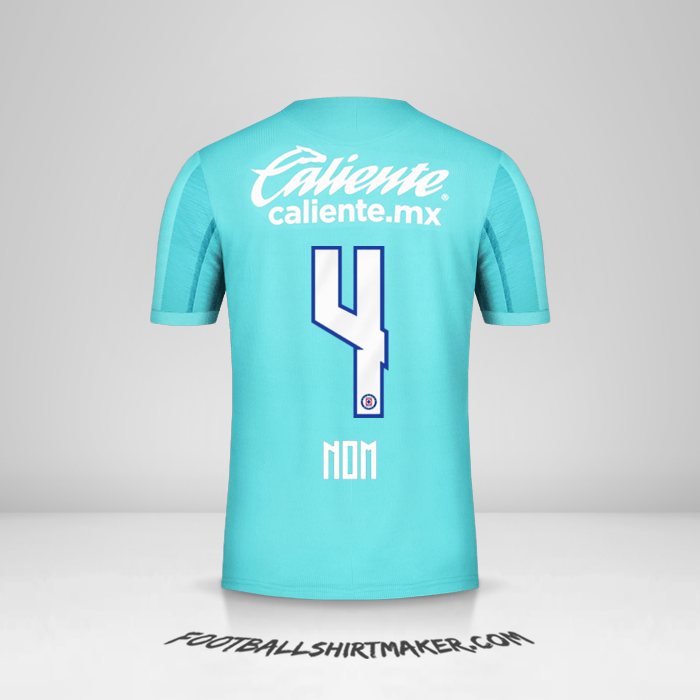 Maillot Cruz Azul 2019/20 Troisième -  nom - 4