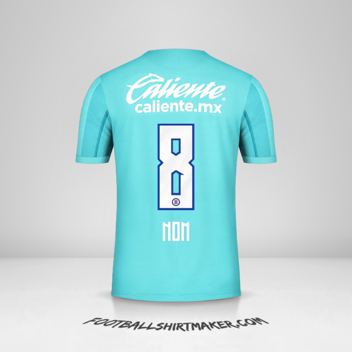 Maillot Cruz Azul 2019/20 Troisième -  nom - 8