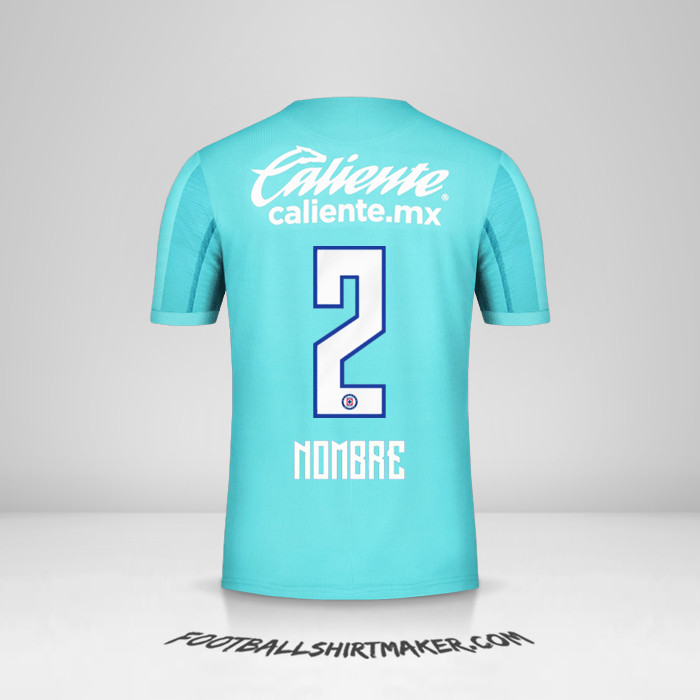 Camiseta Cruz Azul 2019/20 Tercera -  nombre - 2