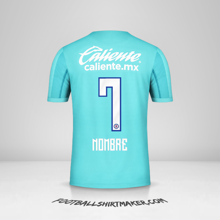 Jersey Cruz Azul 2019/20 Tercera -  nombre - 7