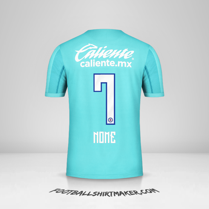 Camisola Cruz Azul 2019/20 Terceira -  nome - 7