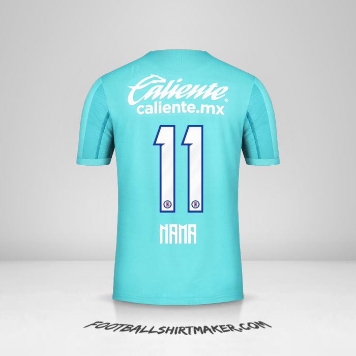 Jersey Cruz Azul 2019/20 Ketiga -  nama - 11