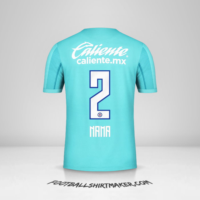 Jersey Cruz Azul 2019/20 Ketiga -  nama - 2