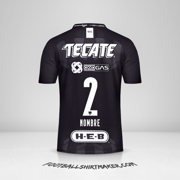 Jersey Monterrey 2019/20 Tercera -  nombre - 2