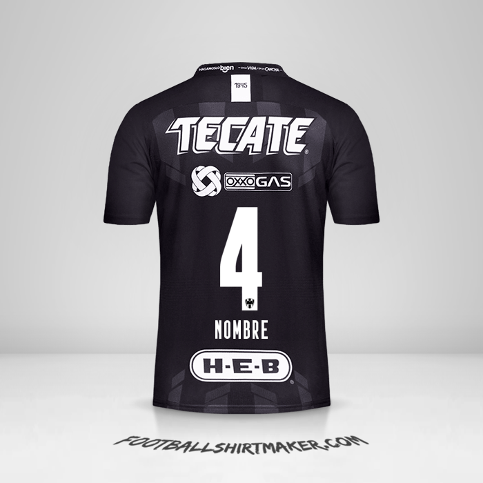 Camiseta Monterrey 2019/20 Tercera -  nombre - 4
