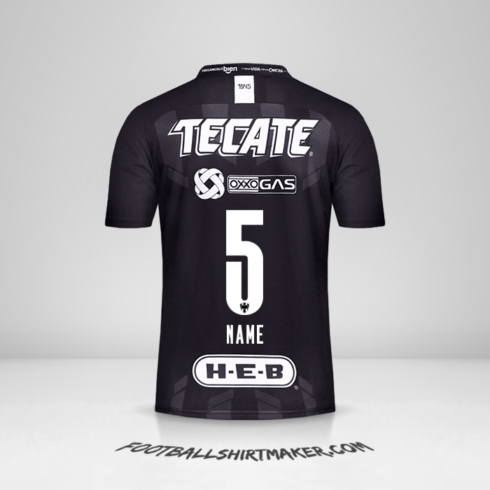 Shirt Monterrey 2019/20 Third -  name - 5