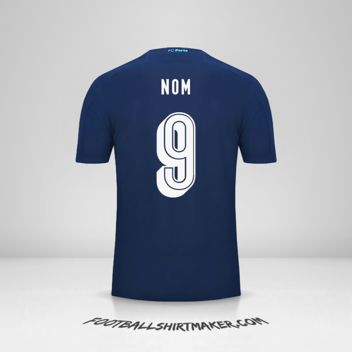 Maillot FC Porto UCL 2019/20 Troisième -  nom - 9