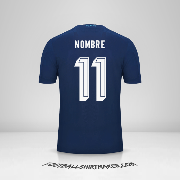 Camiseta FC Porto UCL 2019/20 Tercera -  nombre - 11