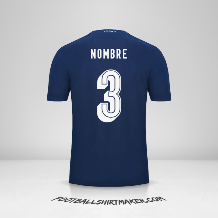 Jersey FC Porto UCL 2019/20 Tercera -  nombre - 3