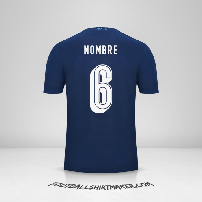 Camiseta FC Porto UCL 2019/20 Tercera -  nombre - 6