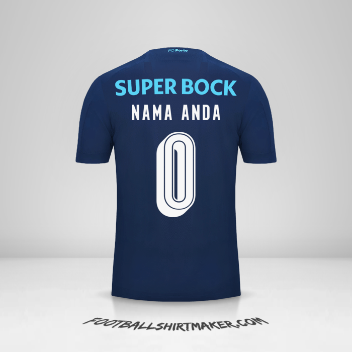 Jersey FC Porto Cup 2019/20 III -  nama anda - 0