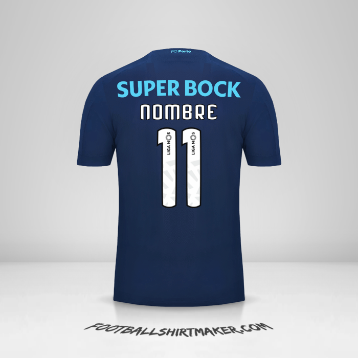 Jersey FC Porto 2019/20 Tercera -  nombre - 11