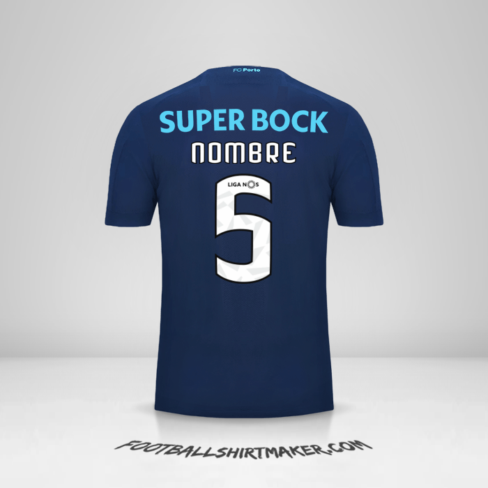 Jersey FC Porto 2019/20 Tercera -  nombre - 5