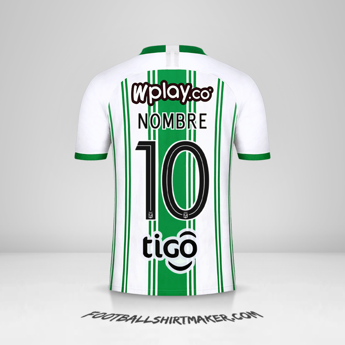 Camiseta Atletico Nacional 2020 -  nombre - 10