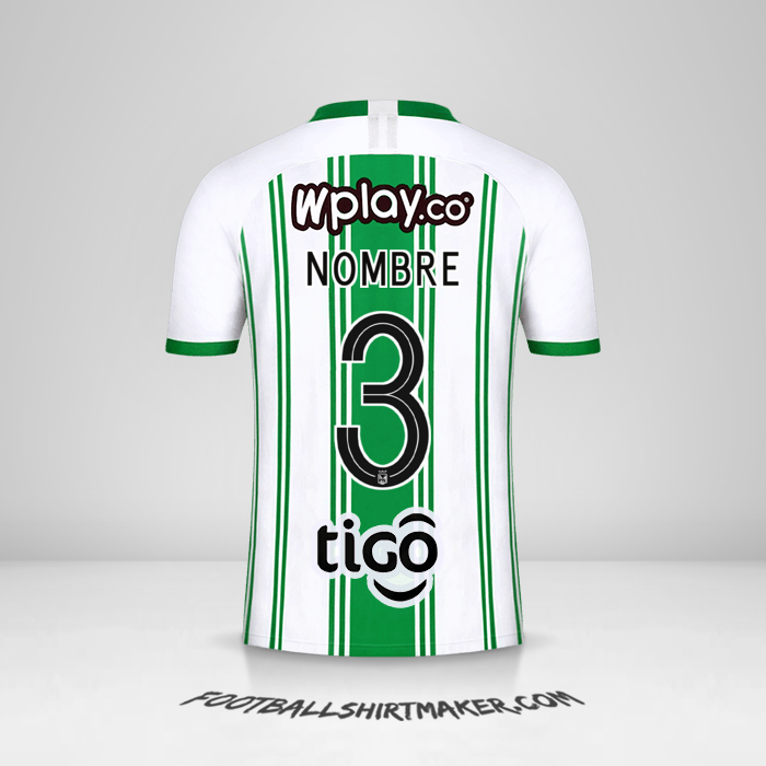 Jersey Atletico Nacional 2020 -  nombre - 3
