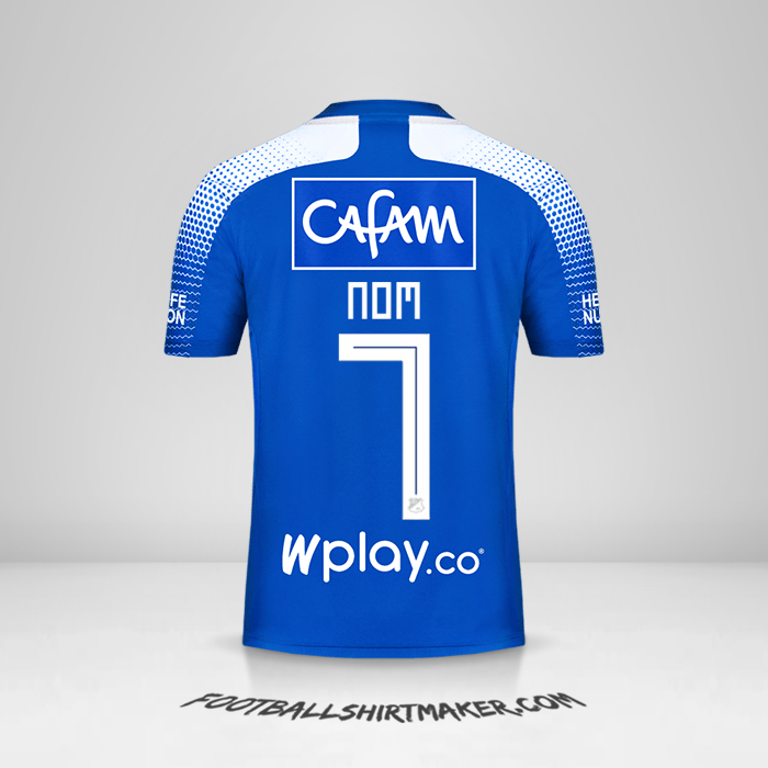 Maillot Millonarios FC 2020 -  nom - 7