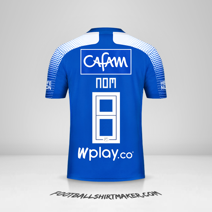 Maillot Millonarios FC 2020 -  nom - 8