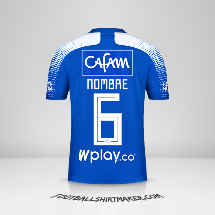 Jersey Millonarios FC 2020 -  nombre - 6